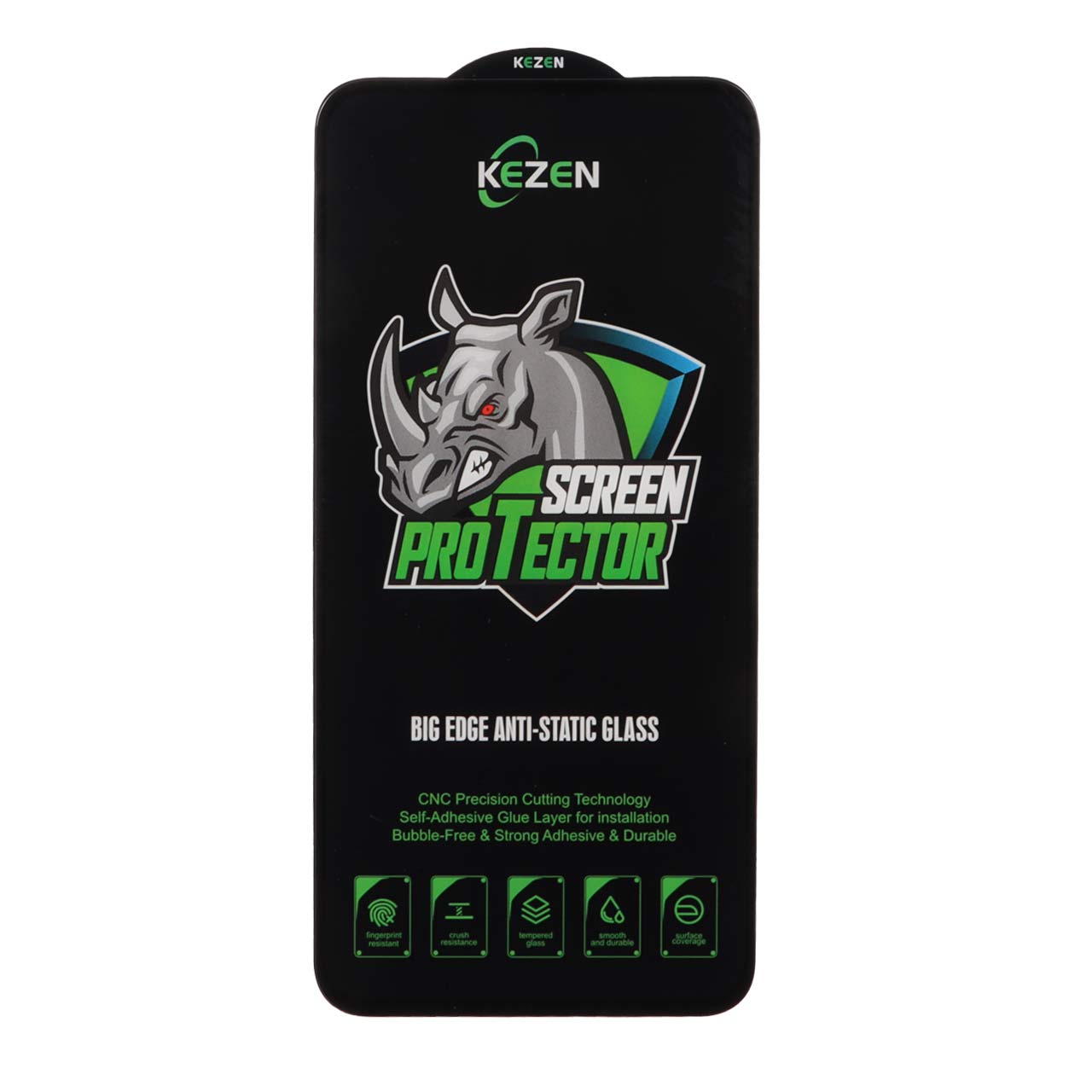 محافظ صفحه نمایش شیشه ای Full Cover Kezen Anti Static Big Edge مدل Samsung Galaxy A35 / A55